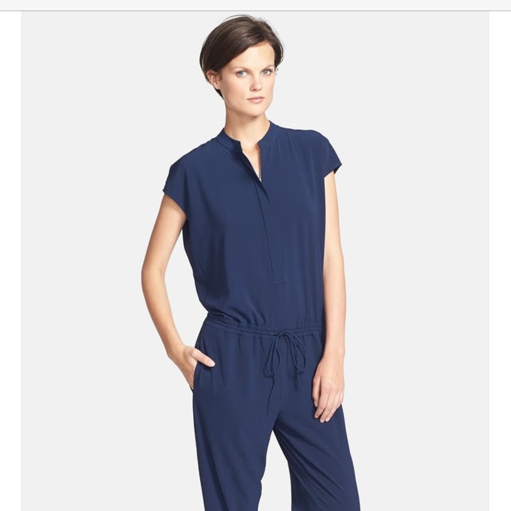 Vince Capped Sleeve Jumpsuit